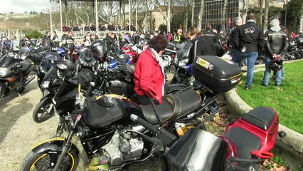 Manifestation des motards contre le passage au 80 km/h dans le Lot-et-Garonne