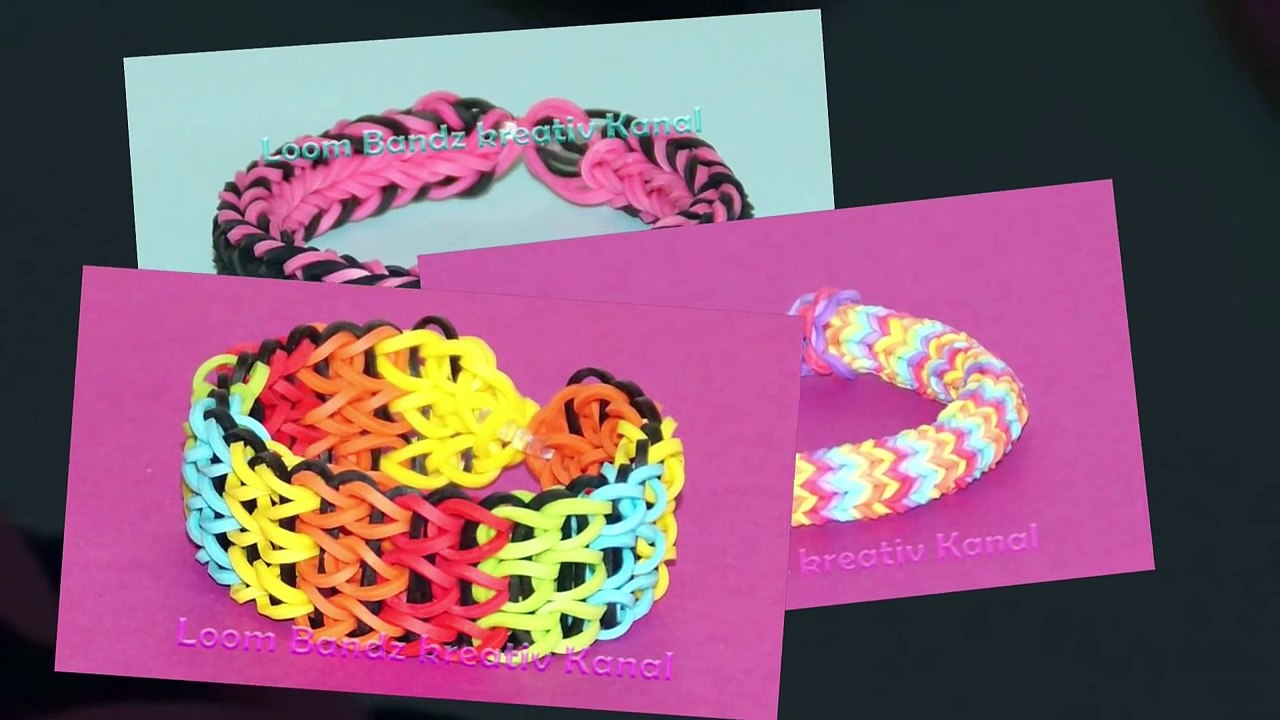 Loom Bandz Armband knüpfen, Anleitung deutsch
