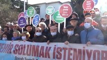 Bursa'da Çevreciler Eylem Yaptızehir Solutacak Termik Santral İstemiyoruz