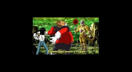 Dragon Ball Super Capitulo 125 No. 17 ayuda a Freezer a vencer a Toppo
