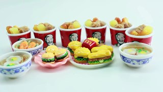 miniature burgers, fried chicken & TASTY FOOD!