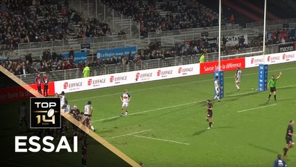 TOP 14 - Essai de PENALITE (LOU) - Lyon - Agen - J16 - Saison 2017/2018