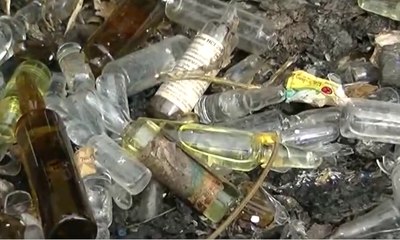 Petugas Gabungan Temukan Kawasan Pembuangan Limbah Medis