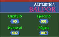 Baldor-Aritmética – Ej. 001, No. 002, explicando su solución, paso a paso.