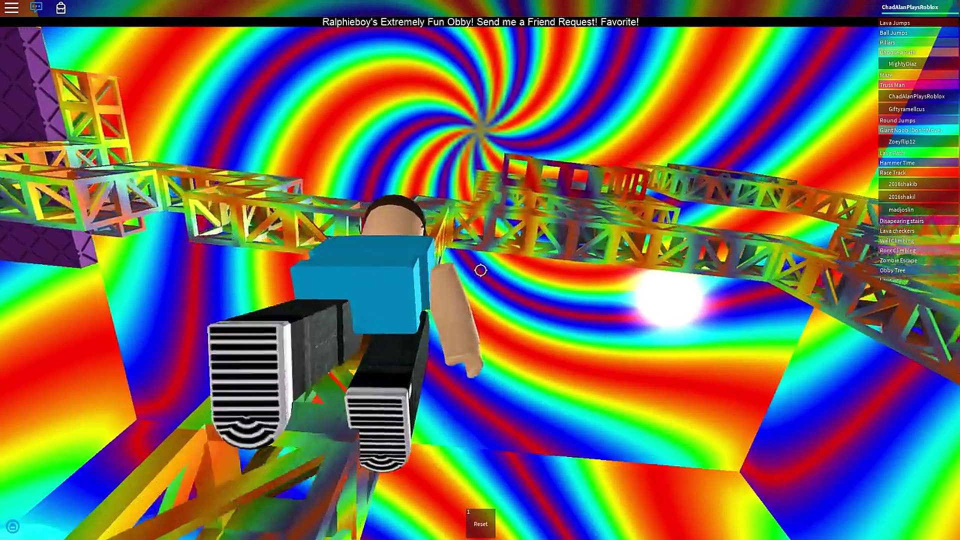 Roblox Rainbow Extremely Fun Obby Gamer Chad Plays Video