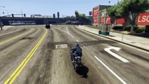 Герои нашего города Полицейская машина Купер Погоня за байкером Часть 1 GTA 5 Police car chasing #1