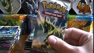 Opening a Sealed Box of Pokemon Black & White Trading Card Game Booster Packs (Part 1)