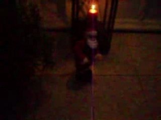 Santa Claus singing and dancing