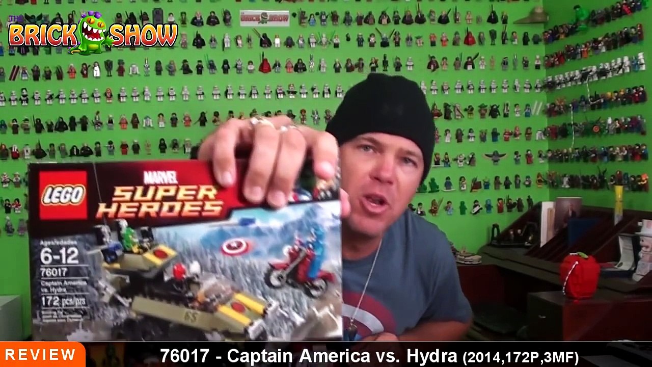 LEGO Marvel Superheroes Captain America vs. Hydra Review : LEGO 76017