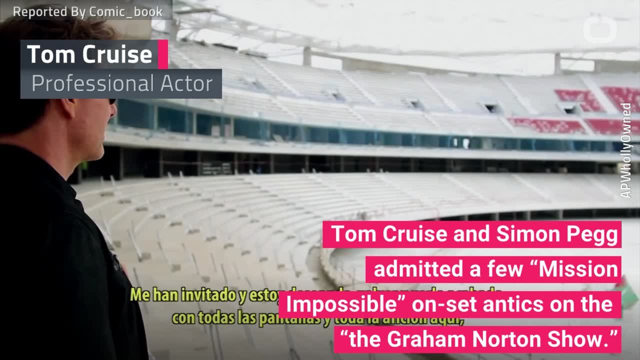 Tom Cruise And Simon Pegg Had Fun On 'Mission: Impossible'