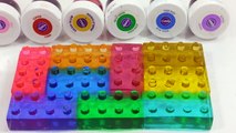 DIY Colors Lego Jelly Gummy Pudding Learn Colors Slime Big Hip