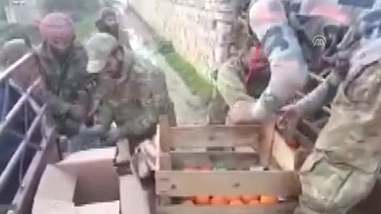 Afrin'de Sivil Halka İnsani Yardım