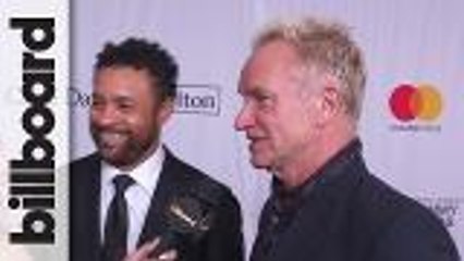 Sting & Shaggy Discuss Their Collaborative Album at Clive Davis' Pre-Grammy Gala | Billboard