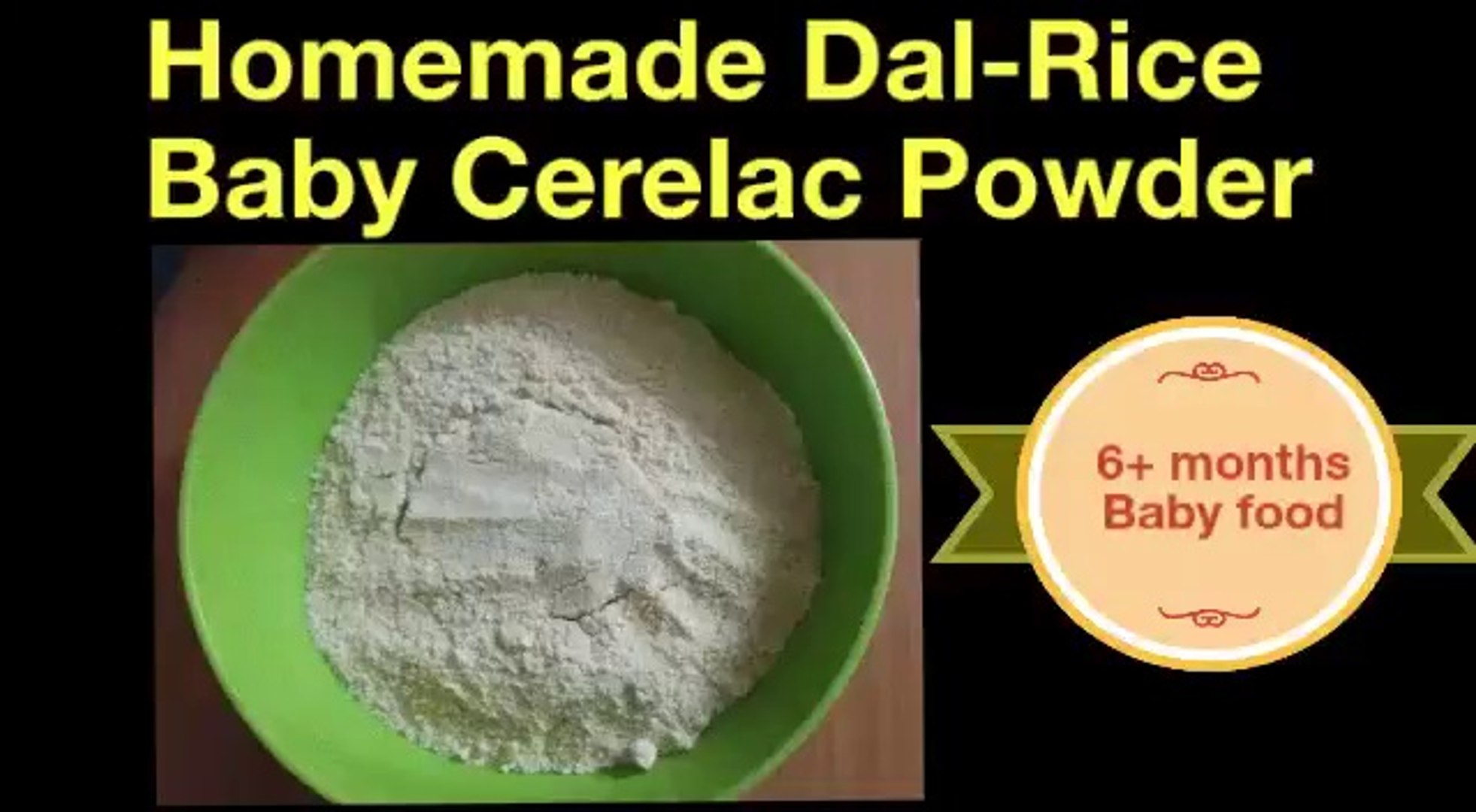 rice powder baby food