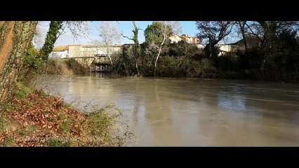 Niveau du Rhône et de l'Ouvèze après 36 heures de pluies - 27 janvier 2018