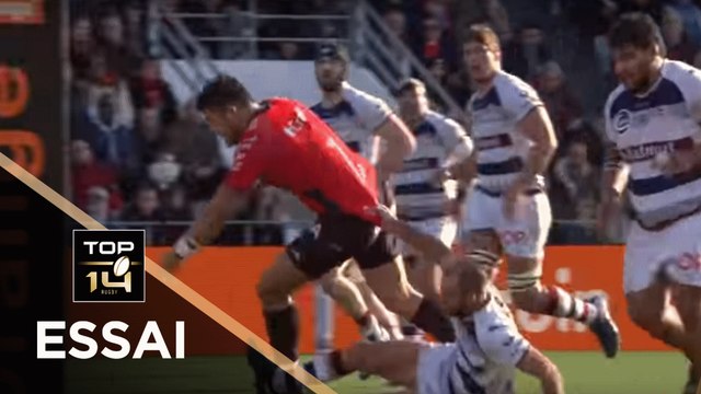 TOP 14 - Essai Raphaël LAKAFIA (RCT) - Toulon - Bordeaux-Bègles - J16 - Saison 2017/2018