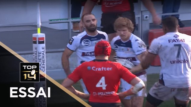 TOP 14 - Essai Blair CONNOR (UBB) - Toulon - Bordeaux-Bègles - J16 - Saison 2017/2018