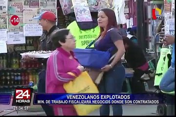 Venezolanos explotados: ministerio de trabajo fiscalizará negocios que los contrata