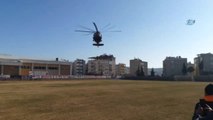 Afrin Şehidinin Cenazesi Helikopterle Mersin'e Getirildi