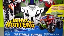 Optimus Prime Different Versions!! Transformers Robots in Disguise, Beast Hunter, Power Surge Toys