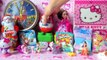 Frozen Elsa Disney Princess Cinderella Hello Kitty Winx Filly Shopkins Kinder Surprise Eggs Cupcake
