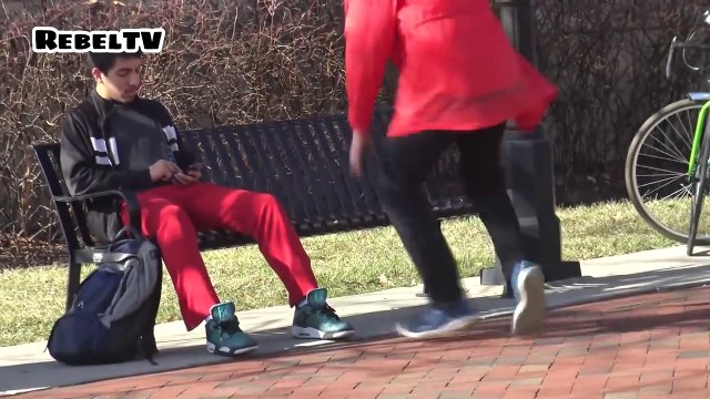 Stealing Peoples Shoes Prank Part 2