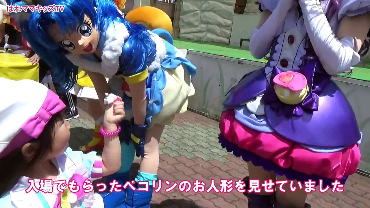 キラパティショップ のワンピースで キュアマカロン たちに会いに行ったよ