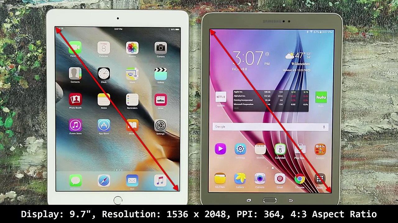iPad Pro 9.7 vs Samsung Galaxy Tab S2 9.7 Full Comparison
