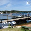 Praia de Santa Cruz em Aracruz