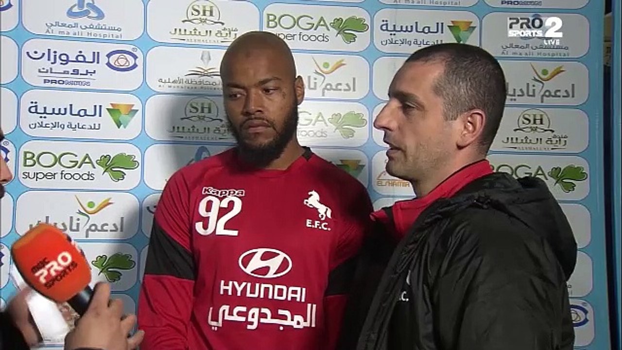 حديث لاعب الاتفاق رايس مبولحي بعد تعادل فريقه من أمام الباطن في الجولة الـ19 من دوري المحترفين السعودي