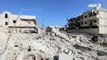 Regime air raids kill 33 civilians in northwest Syria: monitor