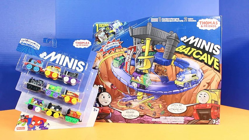 Thomas Friends Learn To Count Counting Minis Batcave With Batman Superman Robin Superhero Train video Dailymotion