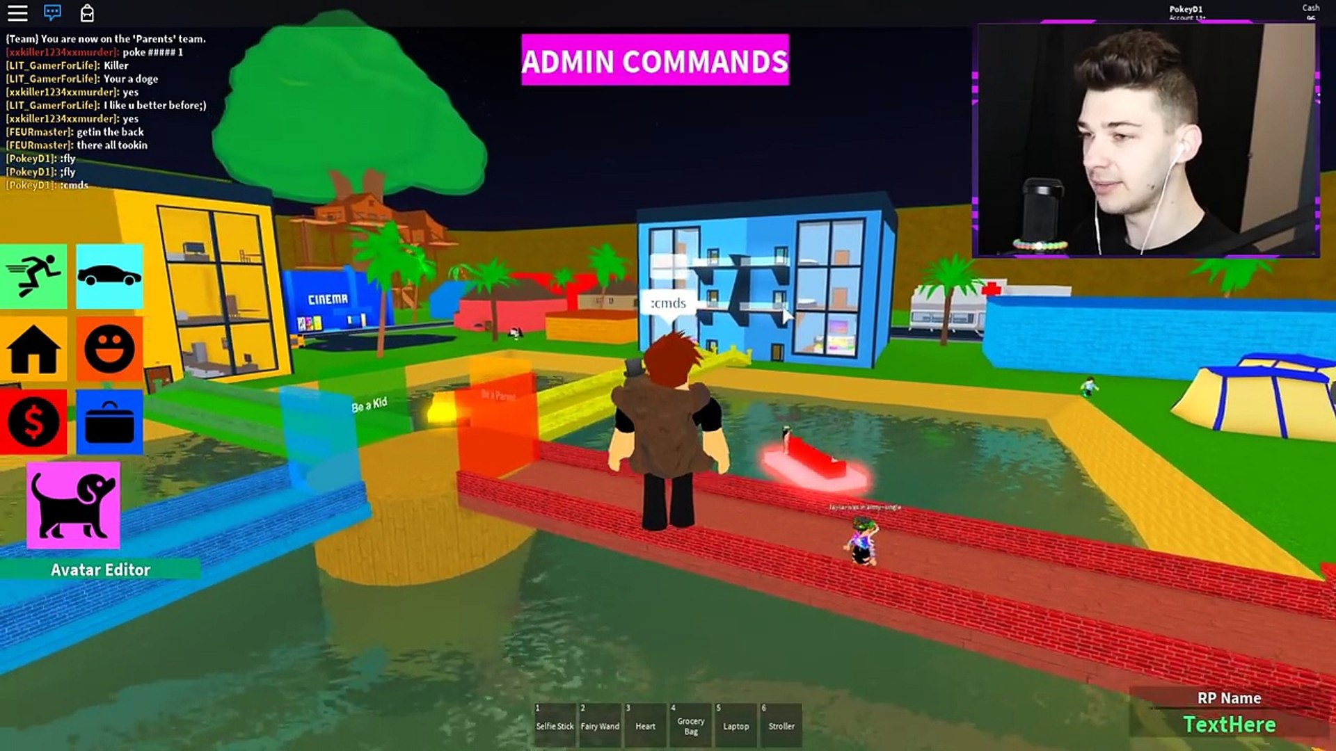 How To Do The Me Command On Roblox Video Dailymotion - roblox uniform template tekewpartco