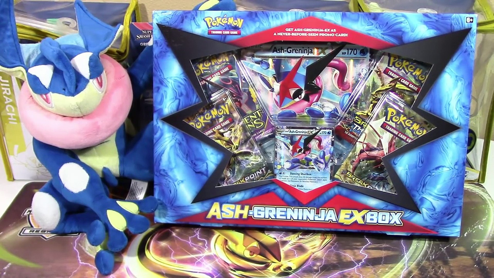 Pokemon Cards Ash Greninja Ex Box Opening Early Video Dailymotion