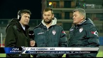Πας Γιάννινα-ΑΕΛ 1-2 2017-18 Κύπελλο Αλεξάνταρ Γκοϊγκοβιτς δηλώσεις (Ώρα κυπέλλου-Cosmote sports)