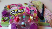 Shopkins Season 2 - Five Packs Surprise Blind Bag Opening