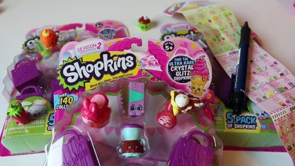 Shopkins Season 2 - Five Packs Surprise Blind Bag Opening