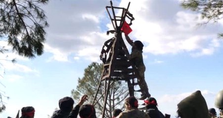 Скачать видео: Zeytin Dalı Harekatı'nda Stratejik Önemdeki Burseya Dağı YPG'den Alındı, Türk Bayrağı Dikildi