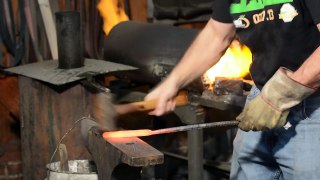 Making a Japanese Marking Knife from Damascus Steel