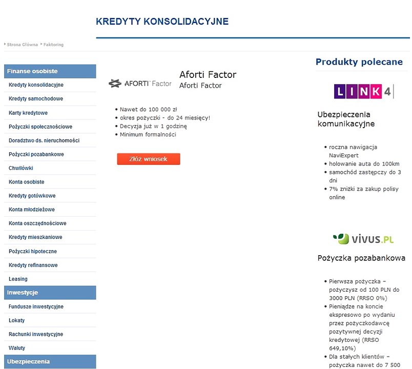FAKTORING  kubuszek.produktyfinansowe.pl/faktoring.html