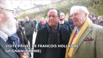 Grignan : François Hollande a visité le célèbre château