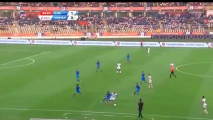 Thiago Santos  Goal HD - Goa 1-1 Mumbai City 28.01.2018