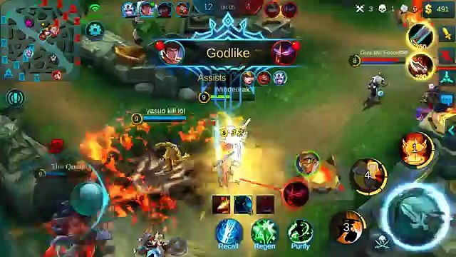 Mobile Legends: Freya MVP, the unstoppable Valkyrie! 1v3 the enemies!?