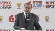 Çorum-Cumhurbaşkanı Erdoğan AK Parti İl Kongresi'nde Konuştu