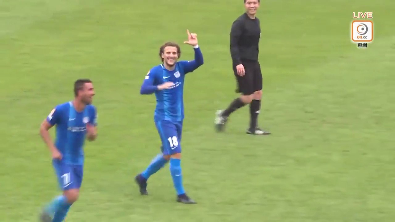 Diego Forlan Great Free Kick Goal (Kitchee 7 - 0 Hong Kong Rangers) 28.01.2018