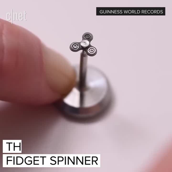 World's smallest fidget spinner video Dailymotion