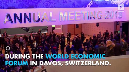 Trump Says He's a 'Cheerleader' for America in Davos