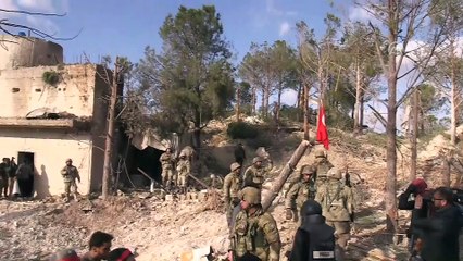 Burseya Dağı'na Türk Bayrağı