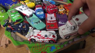 Disney Cars Tomica & wooden Thomas toys video for children