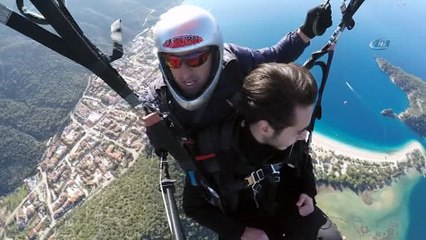 Başarının ödülünü Yamaç Paraşütü yaparak aldılar